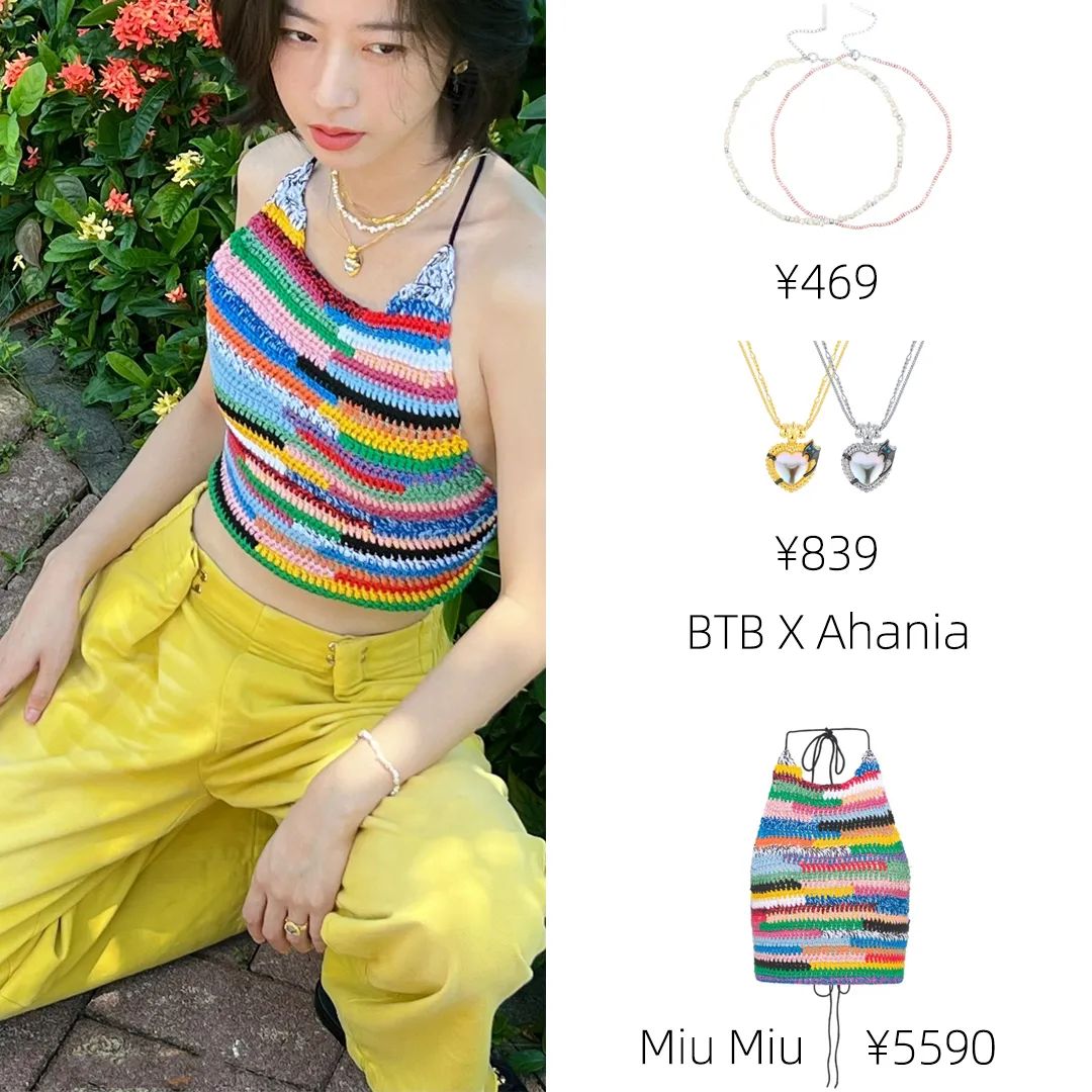 夏日穿搭明星同款,女明星夏季平价同款私服