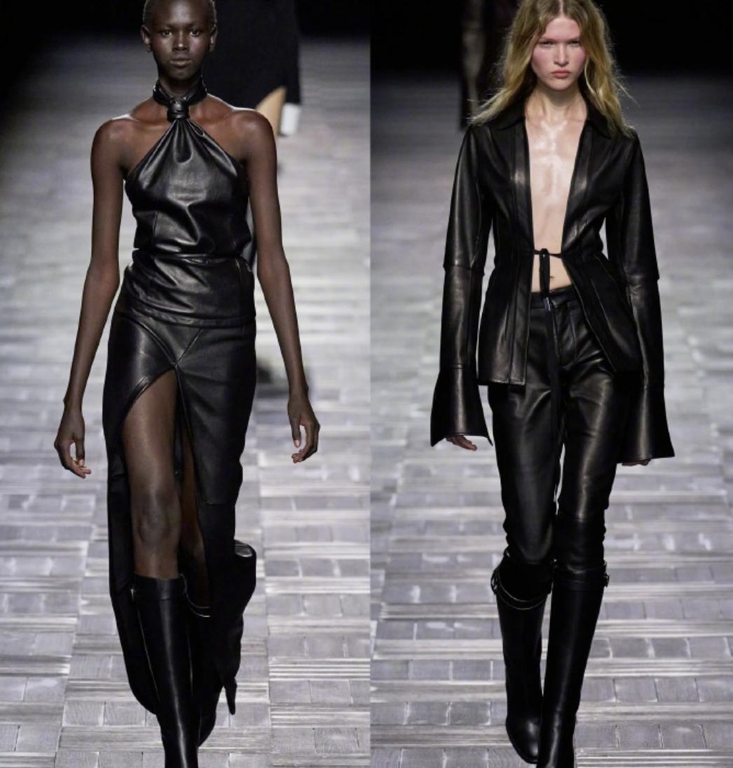 黑丝、抱胸、裸身，娱乐圈没被扒出的“*裤底**”，全在时尚周暴露了