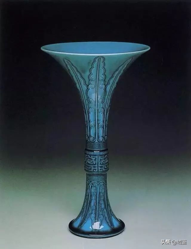 清官窑孔雀蓝釉,明清孔雀蓝釉瓷器图