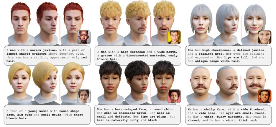 SIGGRAPH2023｜DreamFace：一句话生成3D数字人？