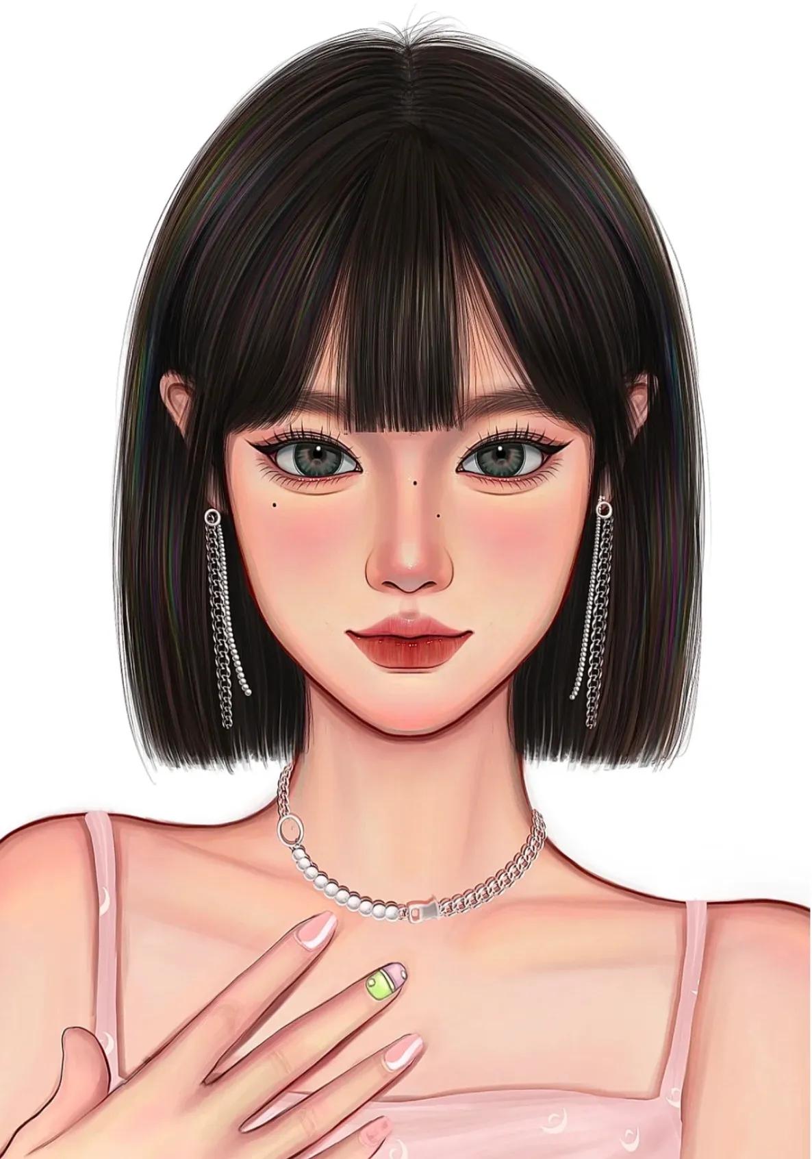 女生短发头像高冷霸气,女生短发头像冷酷帅气