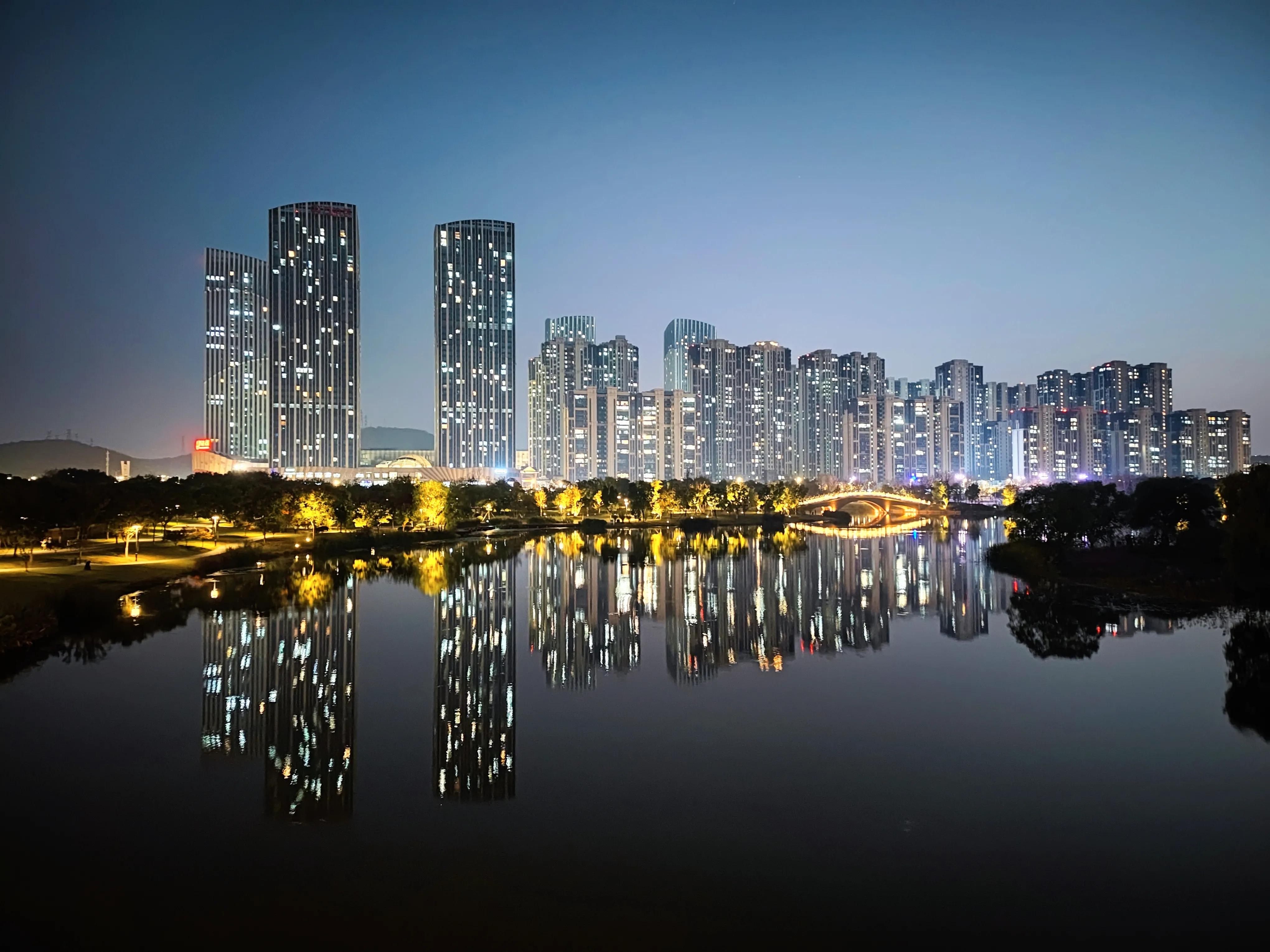 晚游扬州,夜游仙林湖