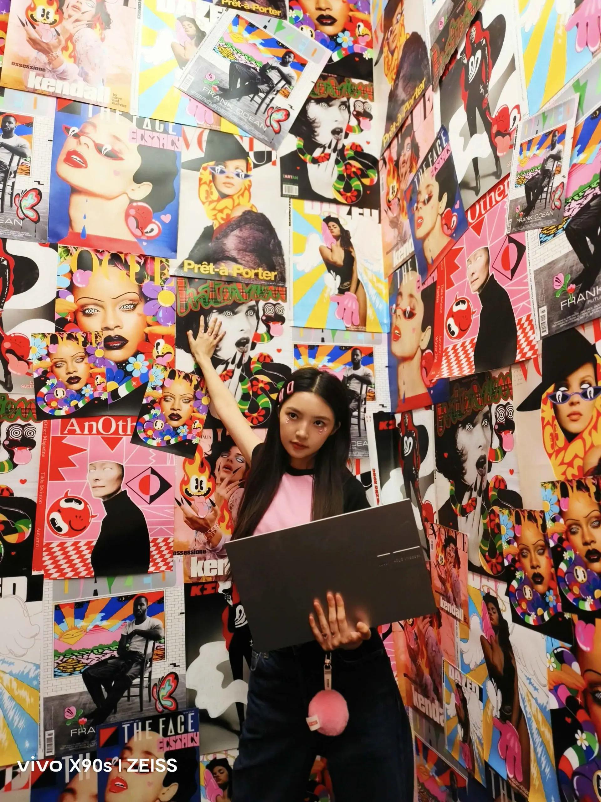 vivox90s人像模式复古胶片,vivox90s怎么拍黑色背景图