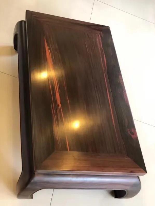 大红酸枝三弯腿罗汉床,广西大红酸枝交趾黄檀曲尺罗汉床