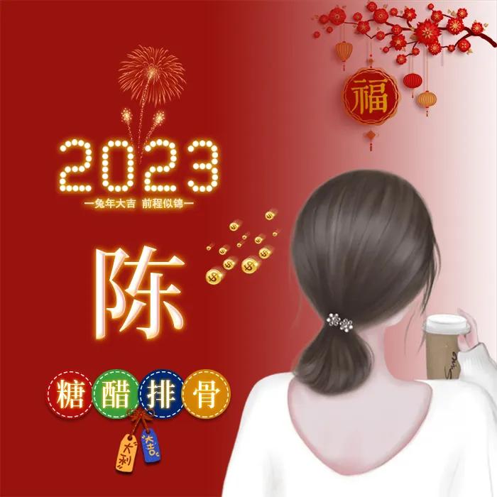 姓氏头像张女生专用喜庆点的,新年喜庆傅姓氏头像图片大全