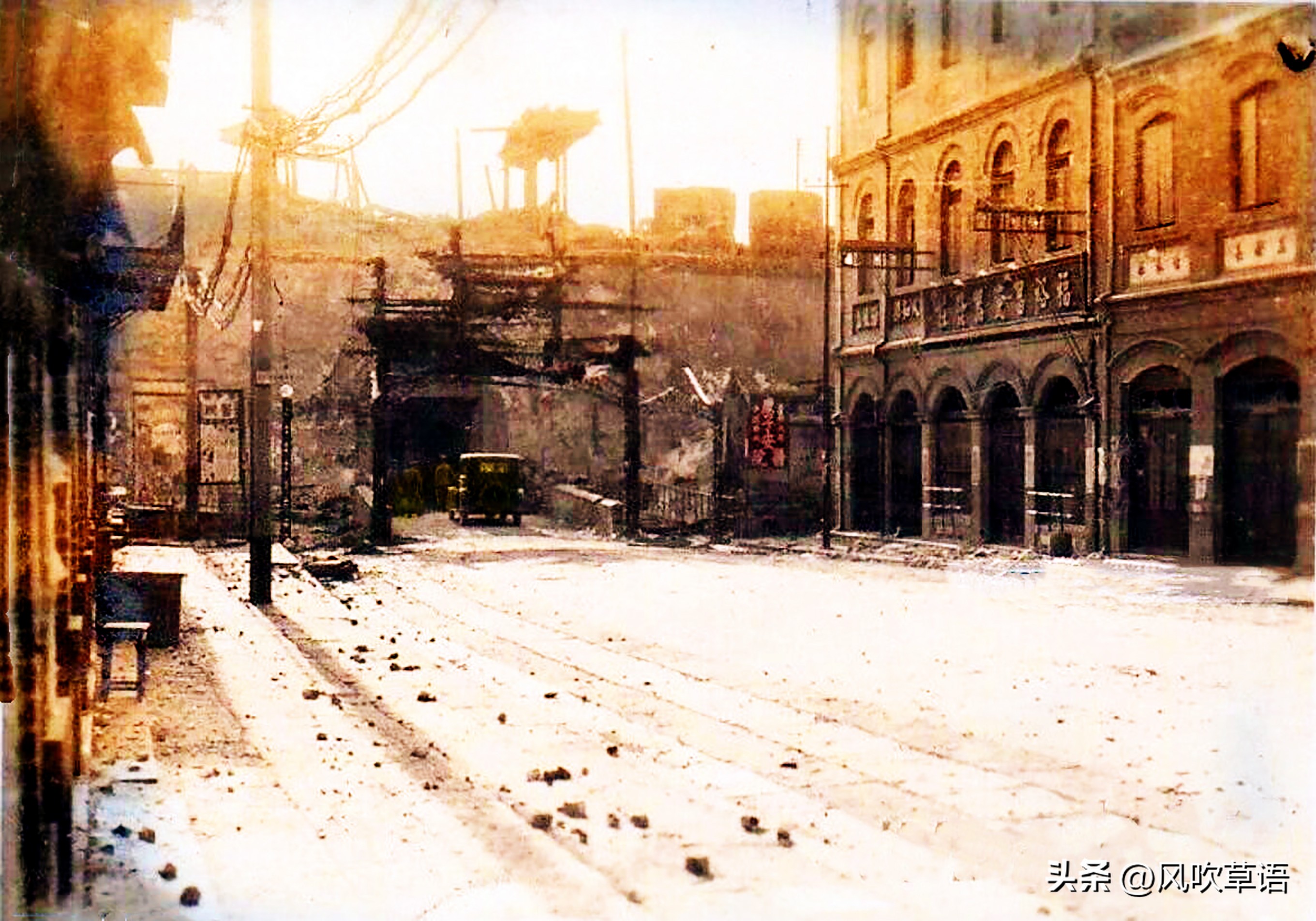 日军济南惨案真实影像,日军侵占济南老照片