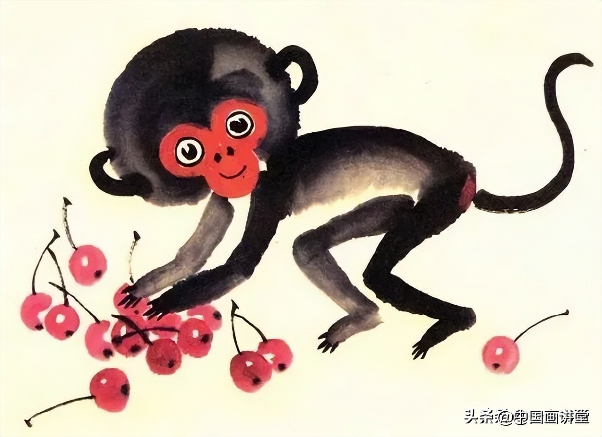画猴小写意,写意猴图片大全