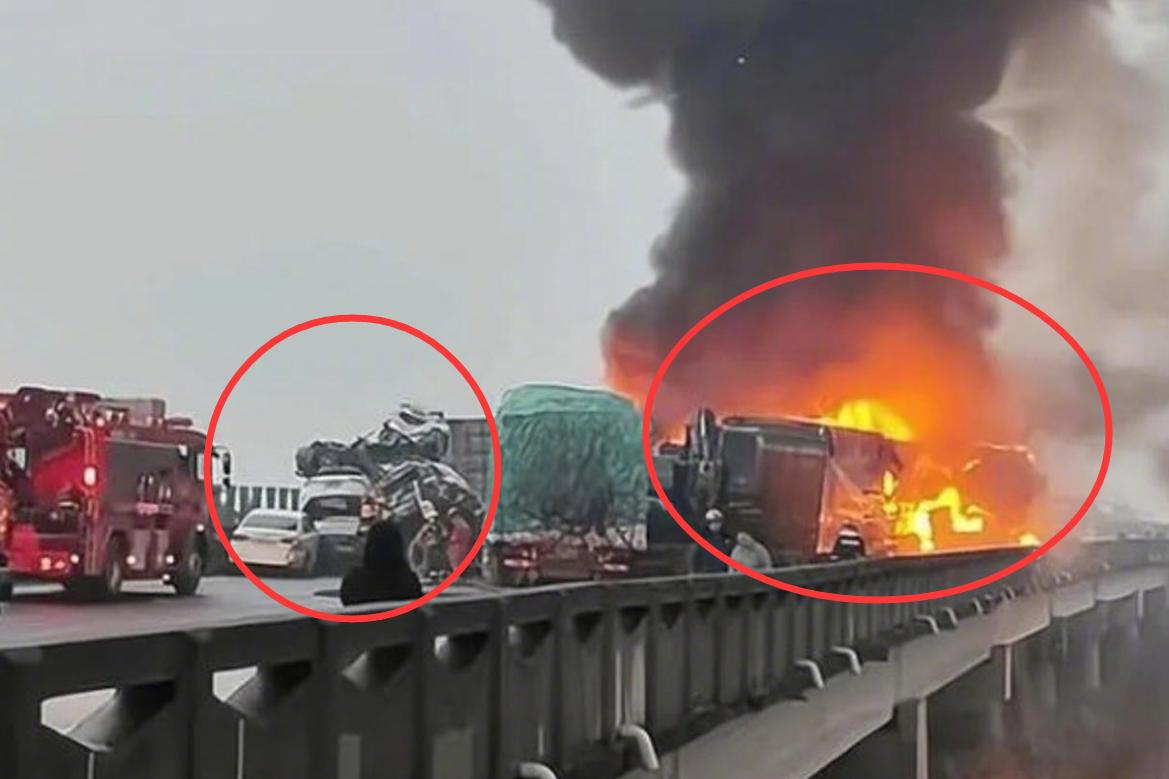 湖南高速多车相撞事故现场图片,湖南高速多车相撞事故真相