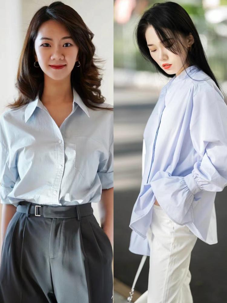 上班穿什么颜色的衬衫好看,职场女性穿衬衫