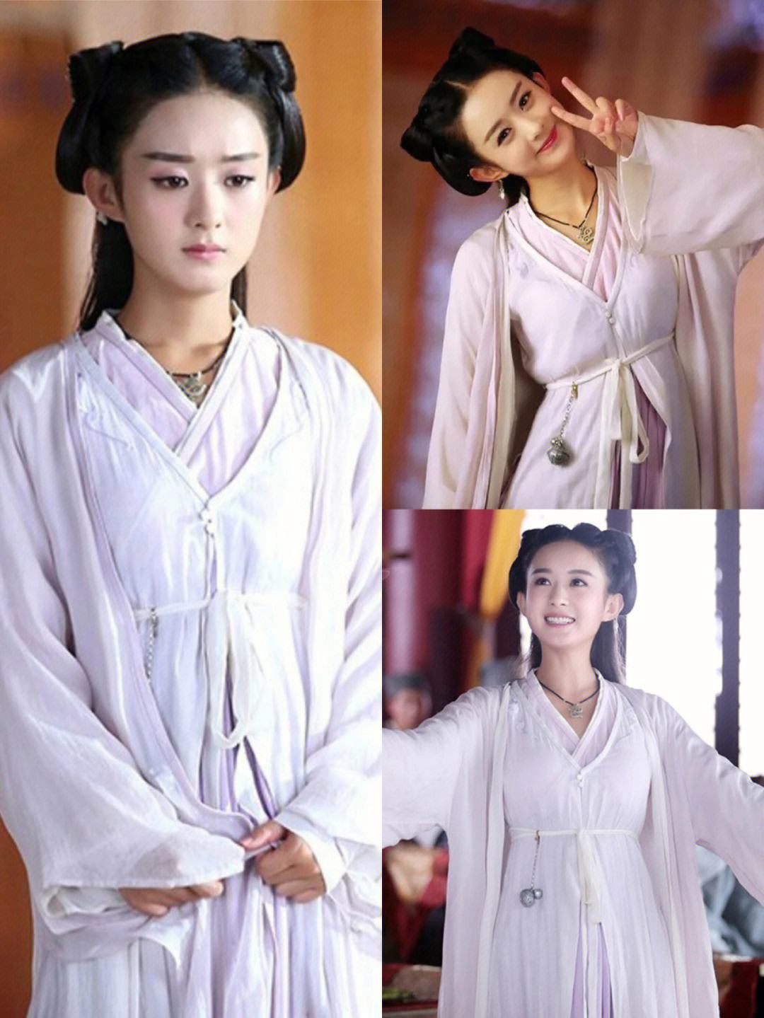 杨颖王楚然任敏霸屏,任敏新造型齐刘海