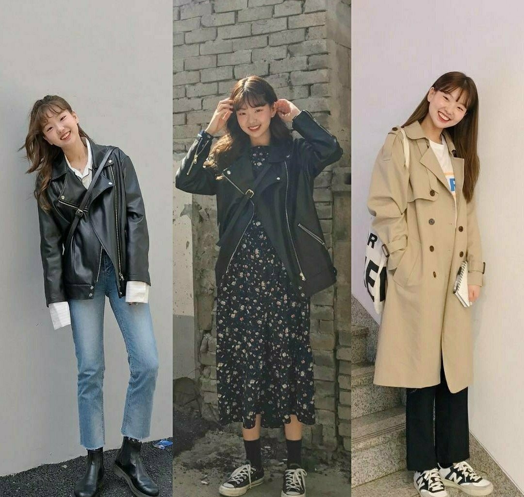 韩国女生的秋季时髦穿搭示范,30套最火的韩系穿搭简单又好穿