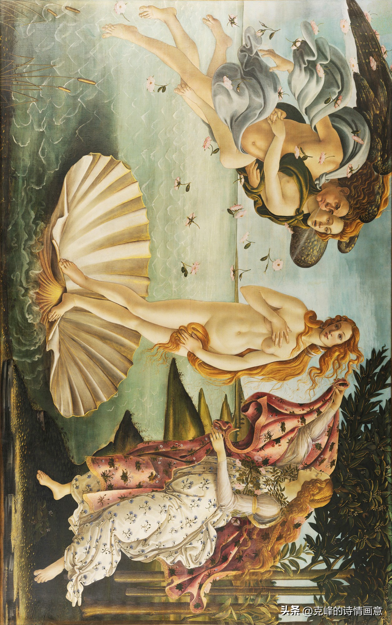 她是美与爱的女神，是“美之皇后”，更是波提切利心中的挚爱