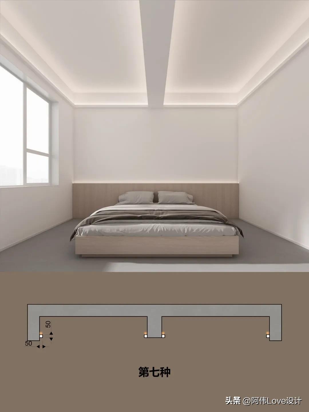 卧室窗户上面有个梁怎么吊顶,卧室房间顶上有梁怎么做吊顶好看