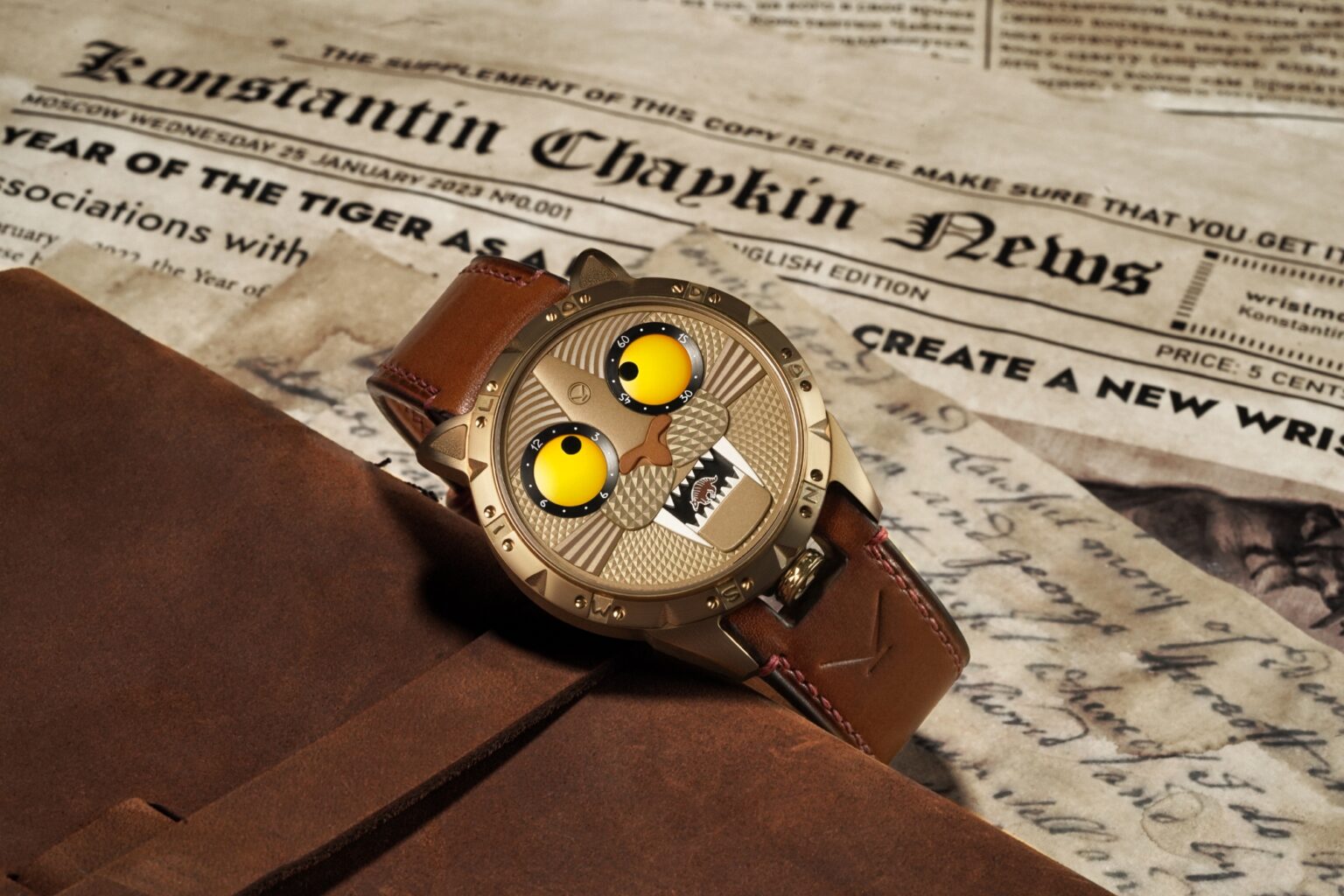 眼睛会动的手表见识过吗？直接让男人们肾上腺素狂飙！