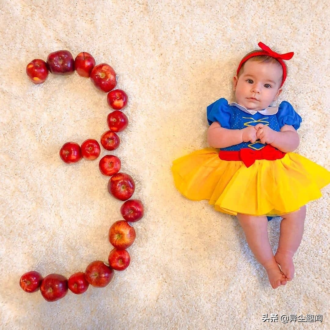 宝宝3个月的创意照,宝宝创意4月照