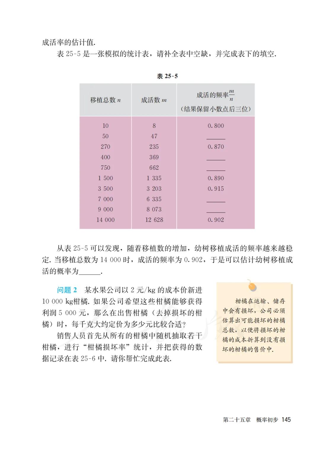 人教版初三上册数学课本目录,初三九年级上册数学书人教版
