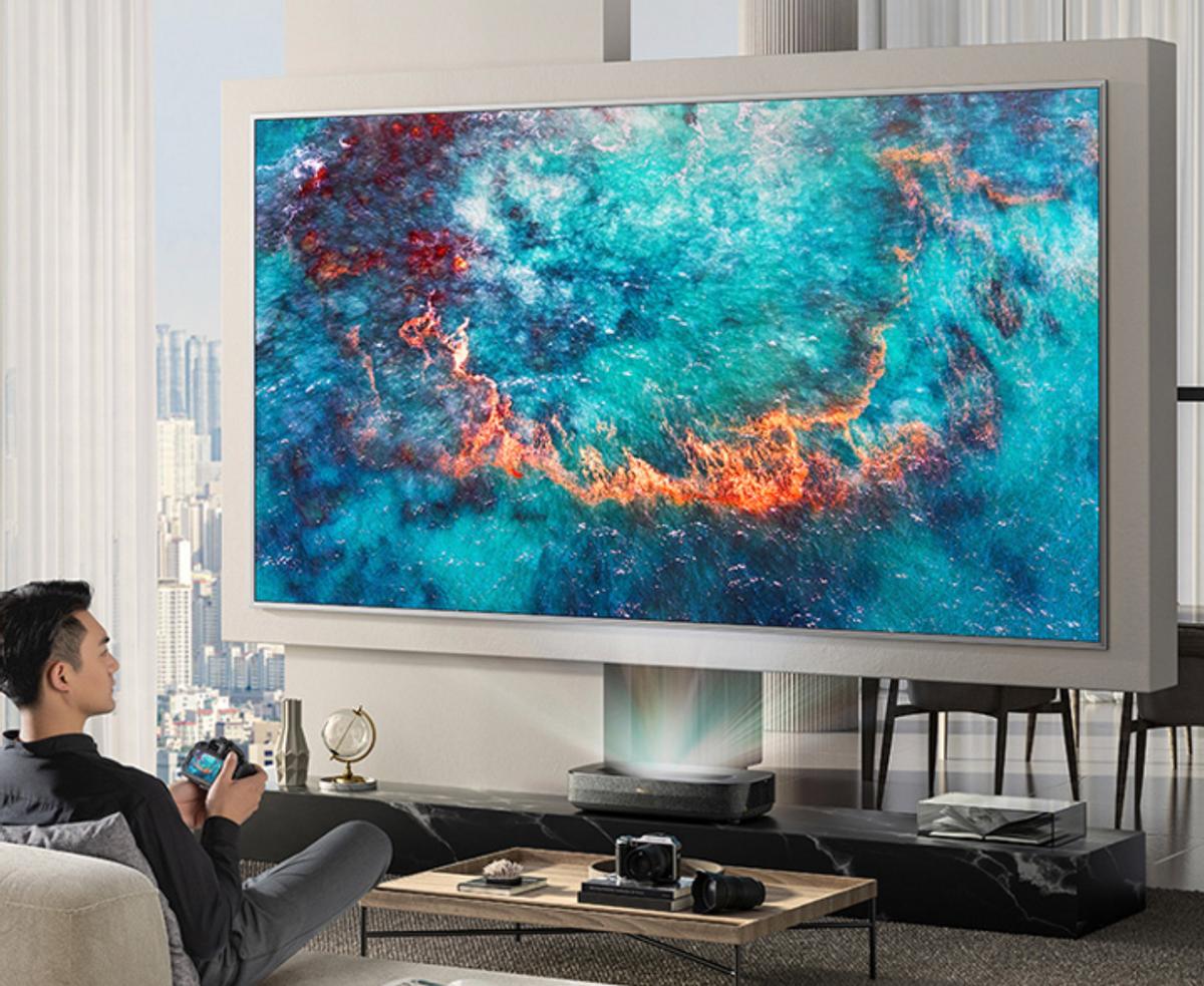 峰米激光电视4kmax近光护眼功能,激光电视护眼之王