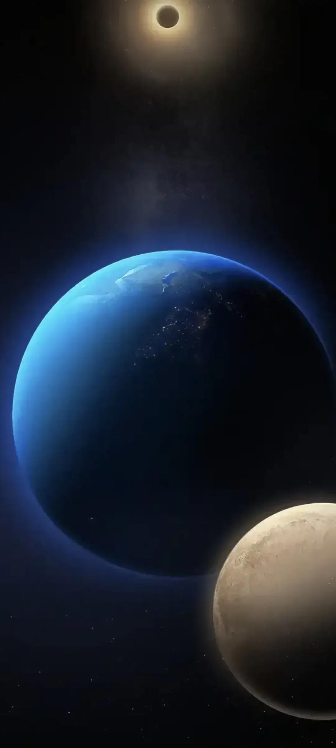 原图壁纸：Andriod手机挖孔壁纸,第一期