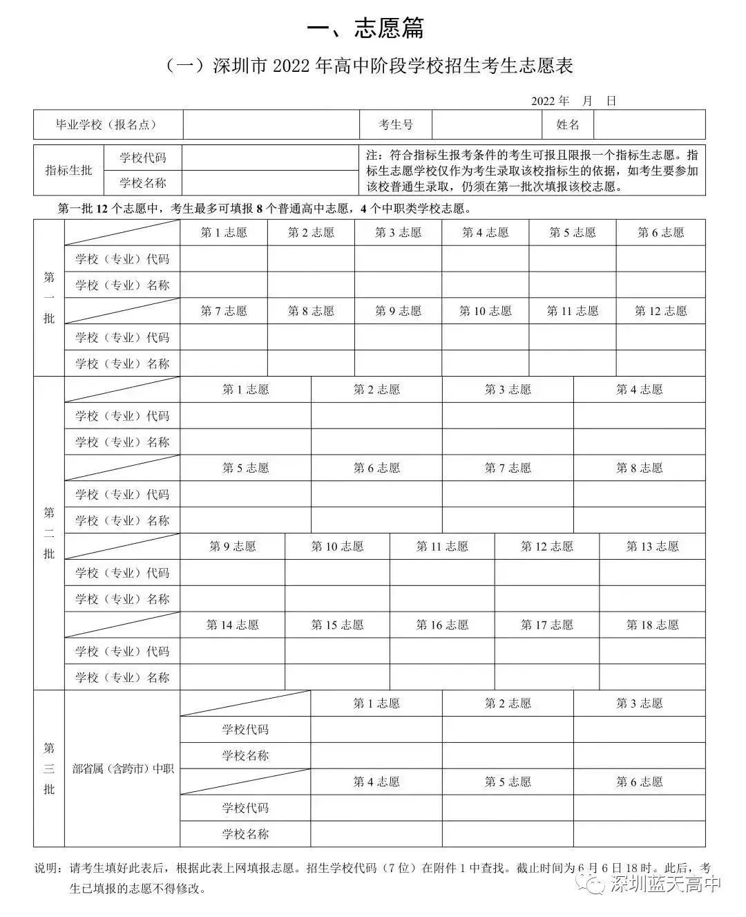 2021年深圳中考指标生分配表,深圳中考自主招生和指标生的区别