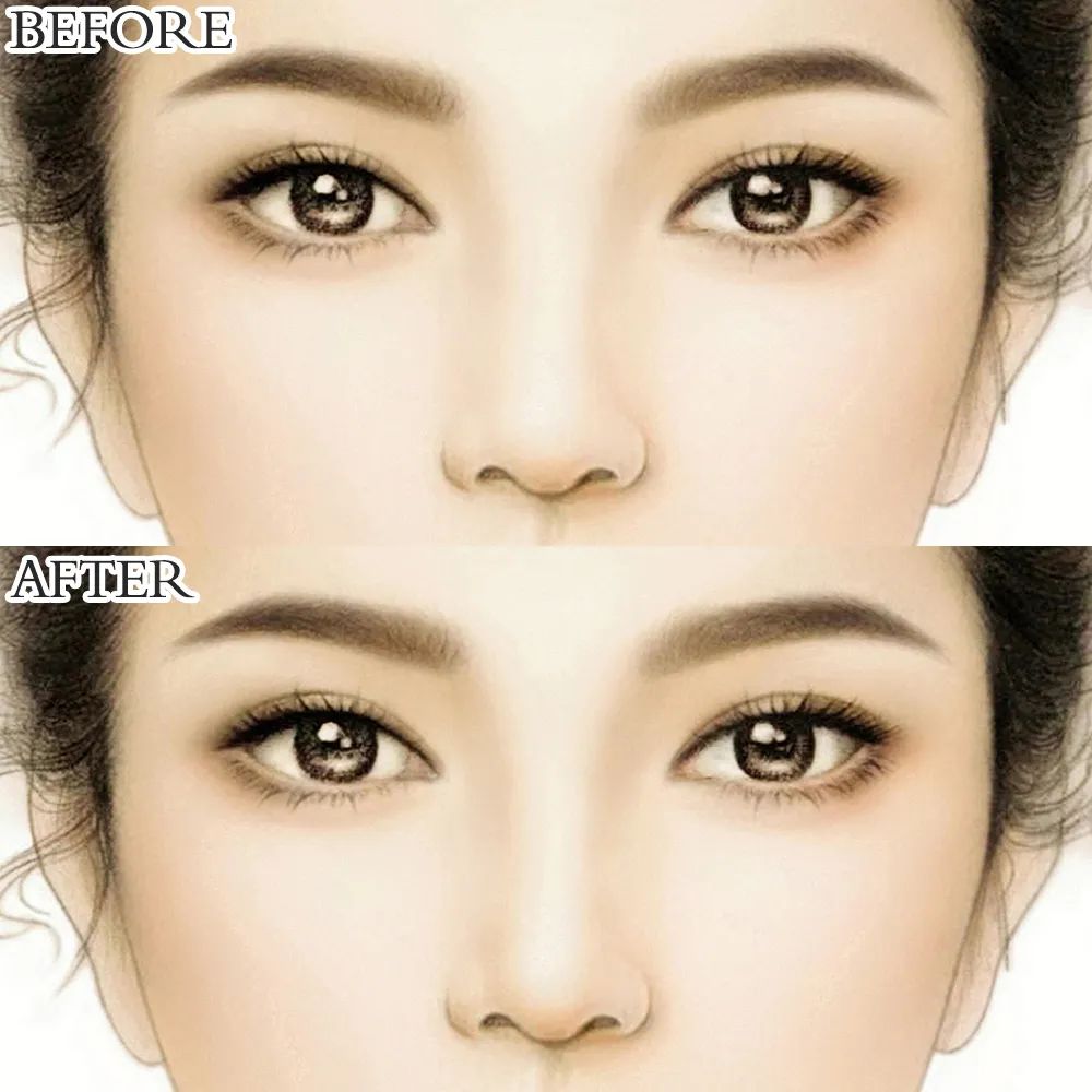 鼻影的万能画法,万能鼻子修容法