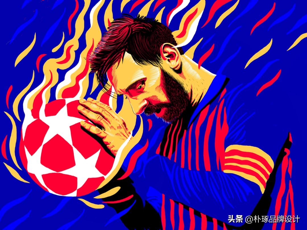足球运动员手绘图,足球运动员海报设计