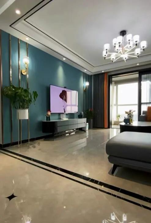 2019影视墙壁布效果图大全集,简约壁布影视墙图片大全集