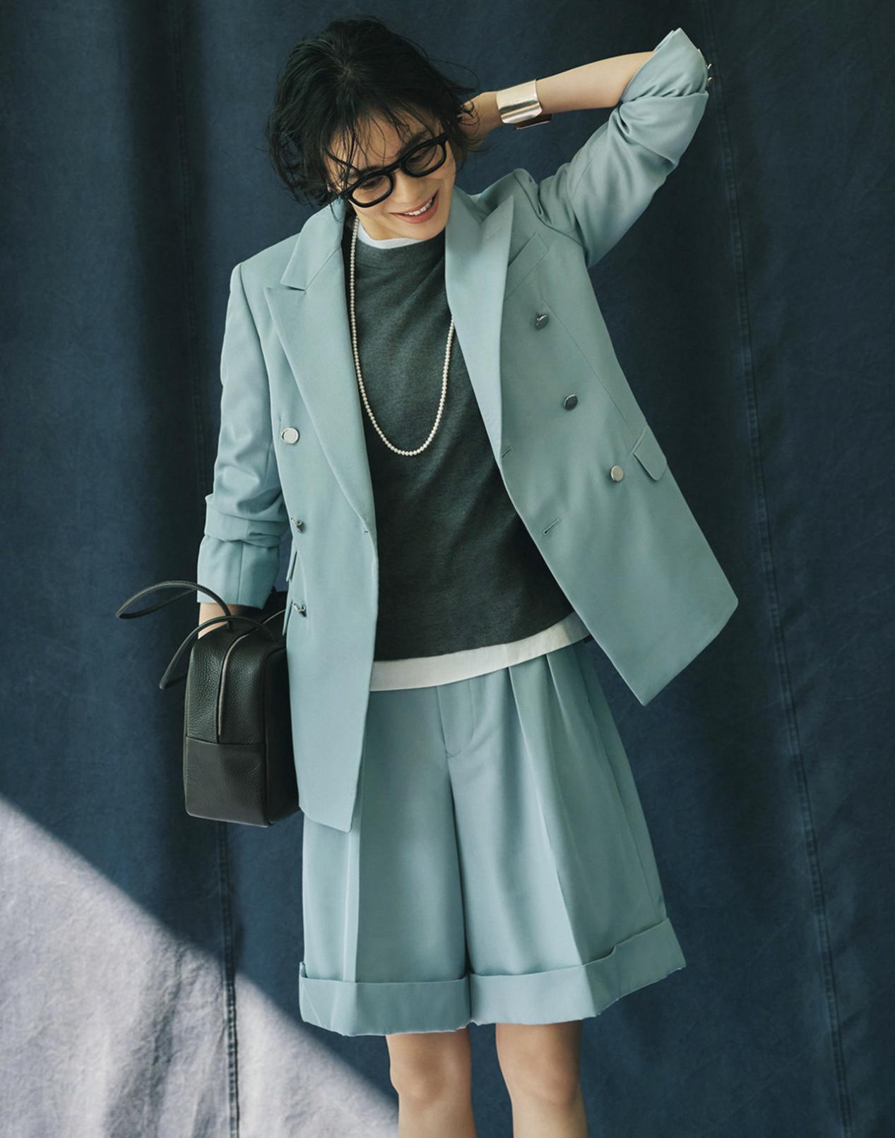 短西装搭西装长裤,西装不一定搭裤子