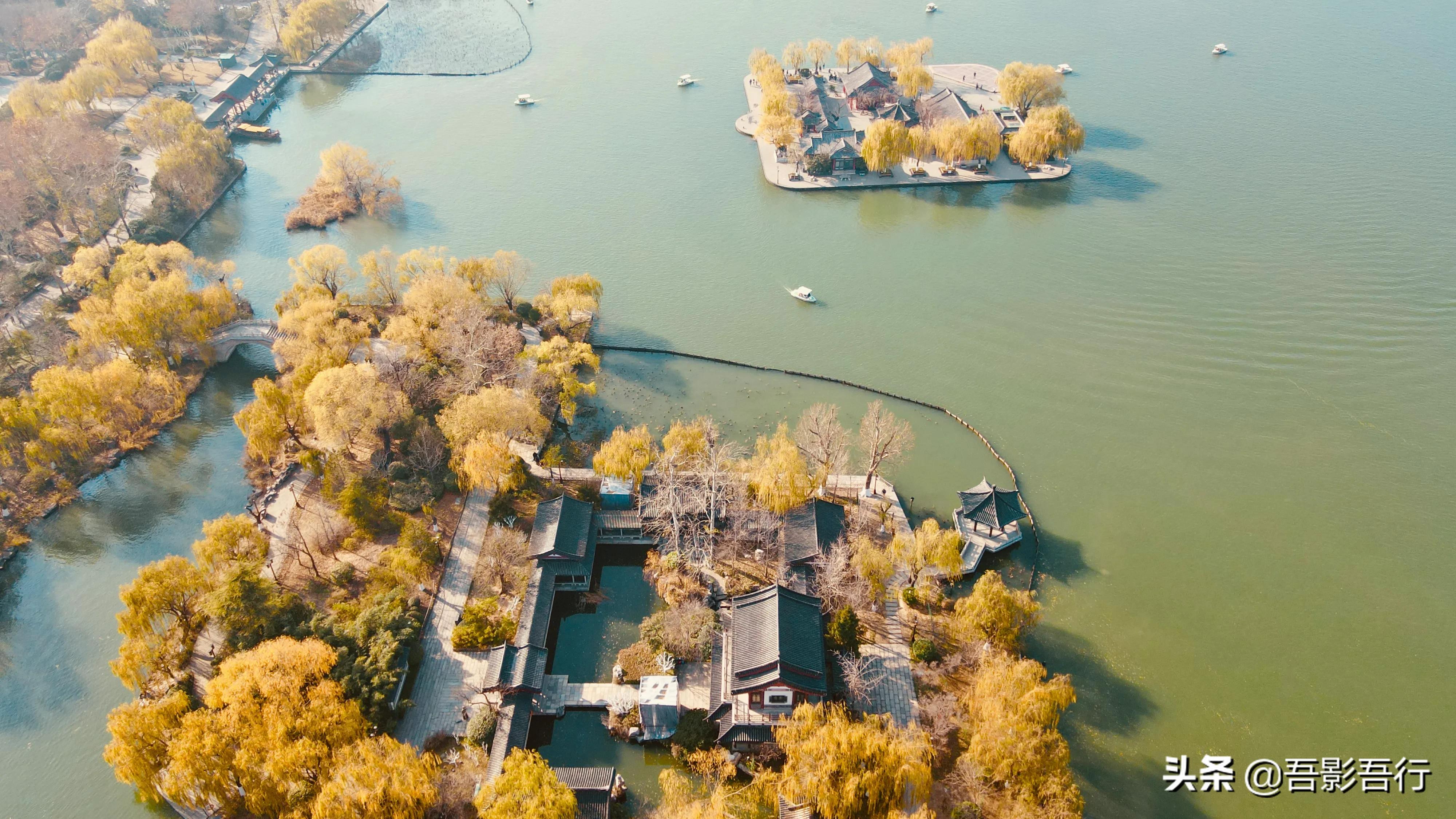 济南大明湖秋冬图片高清,初春大明湖美景图片