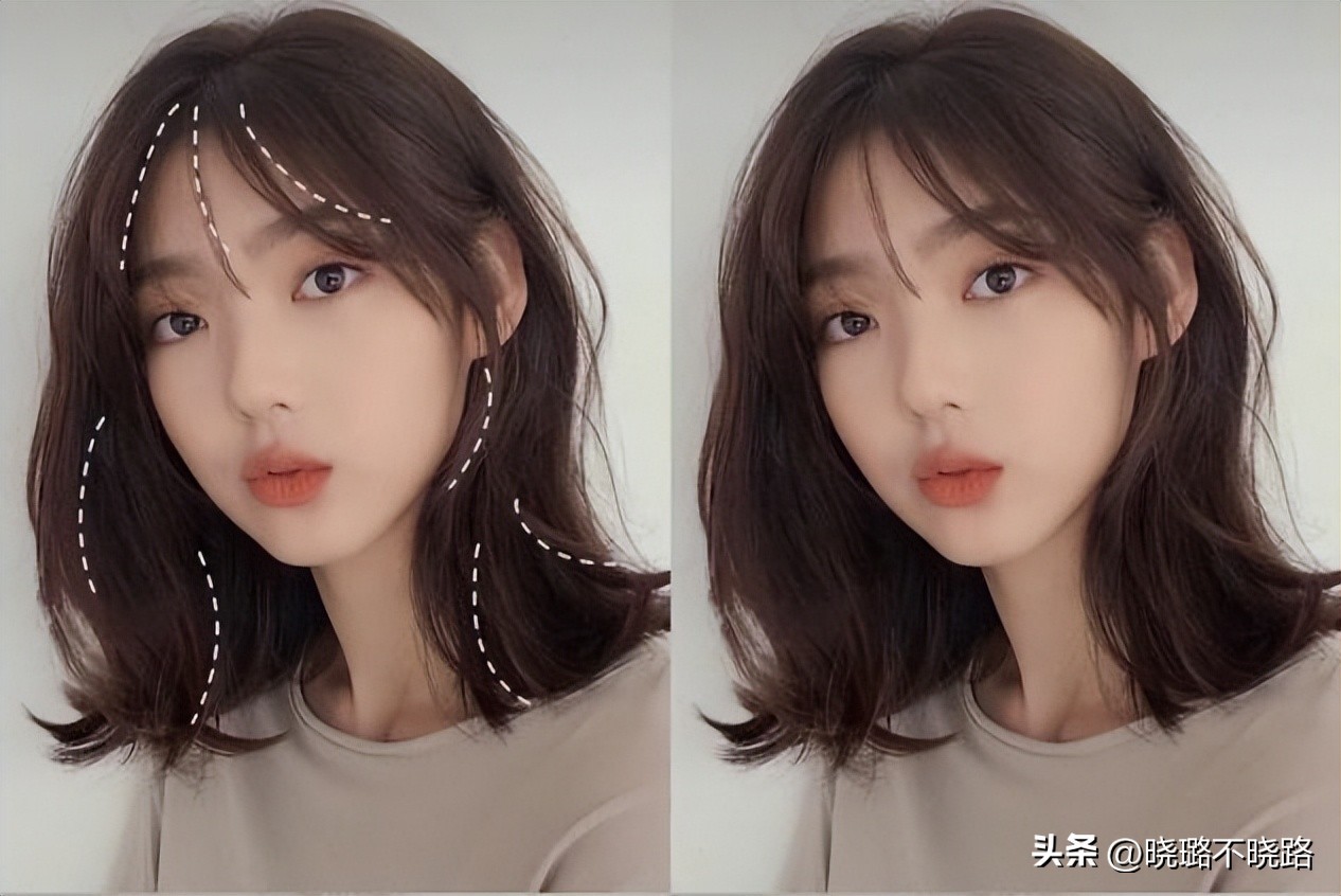 鱼尾发型中长发,鱼尾发型适合什么刘海女