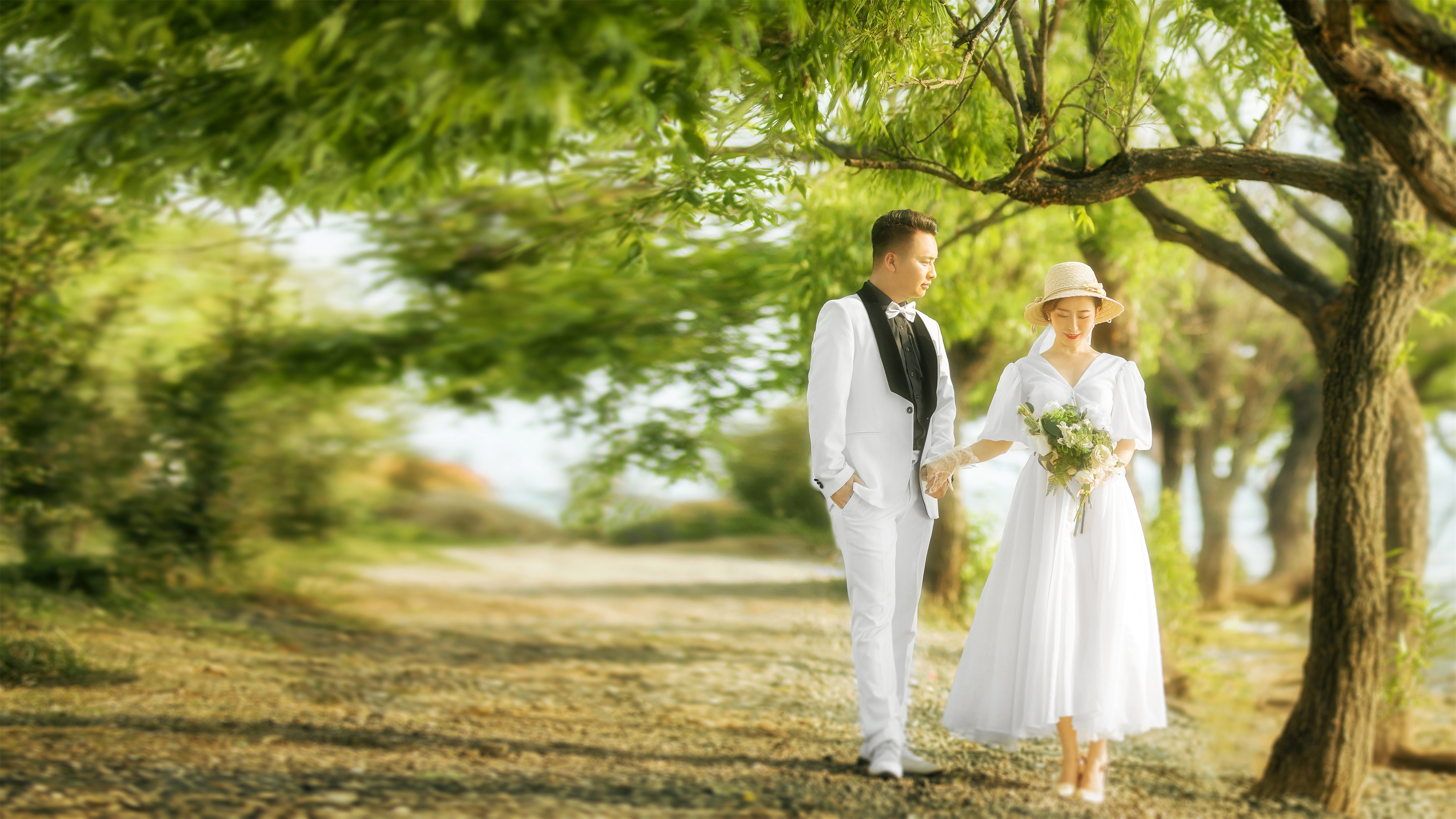 公主风森系婚纱照,郑州森系婚纱照