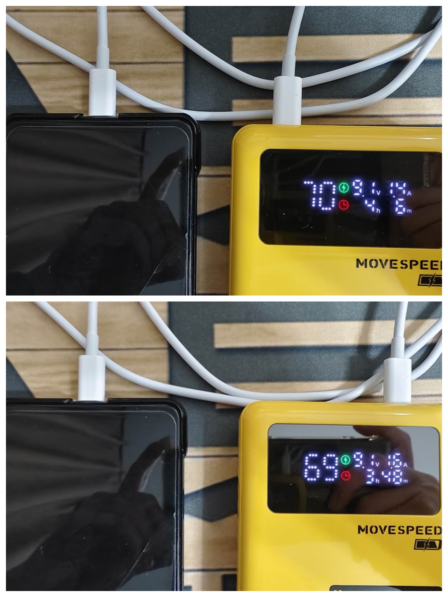 移速双向快充移动电源10000毫安,移速能量星移动电源