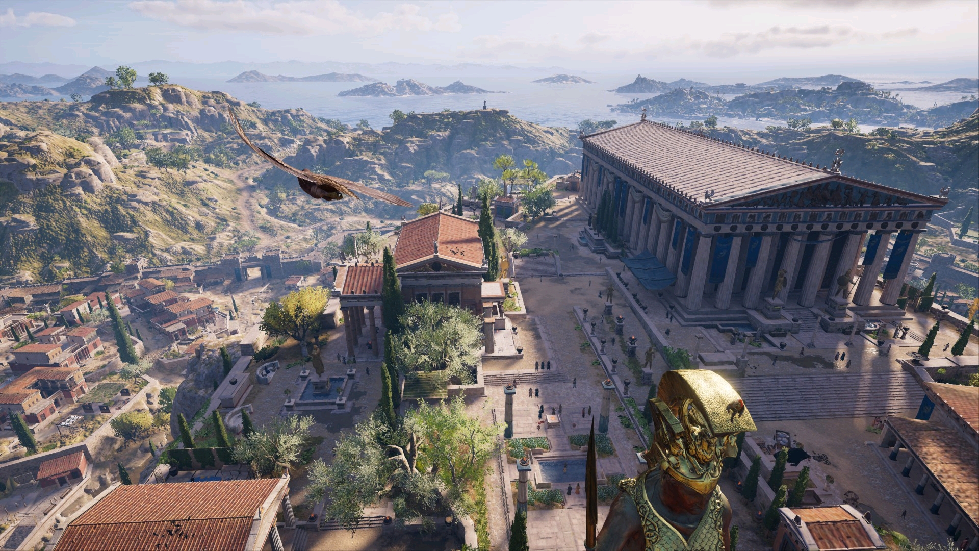 古希腊帕特农神庙完整图,古希腊巴底农神庙图片