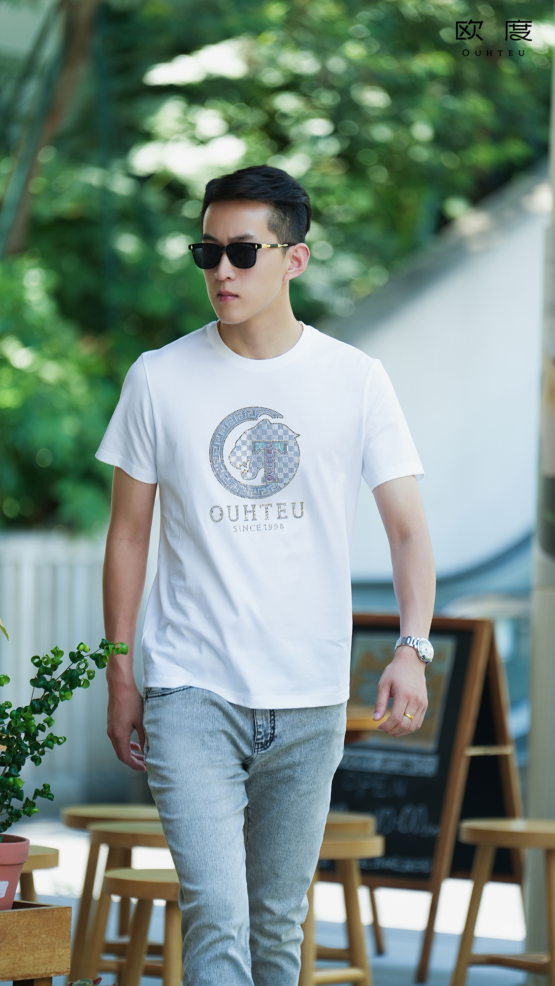 短t穿搭高级感,纯色短t怎么搭配不单调