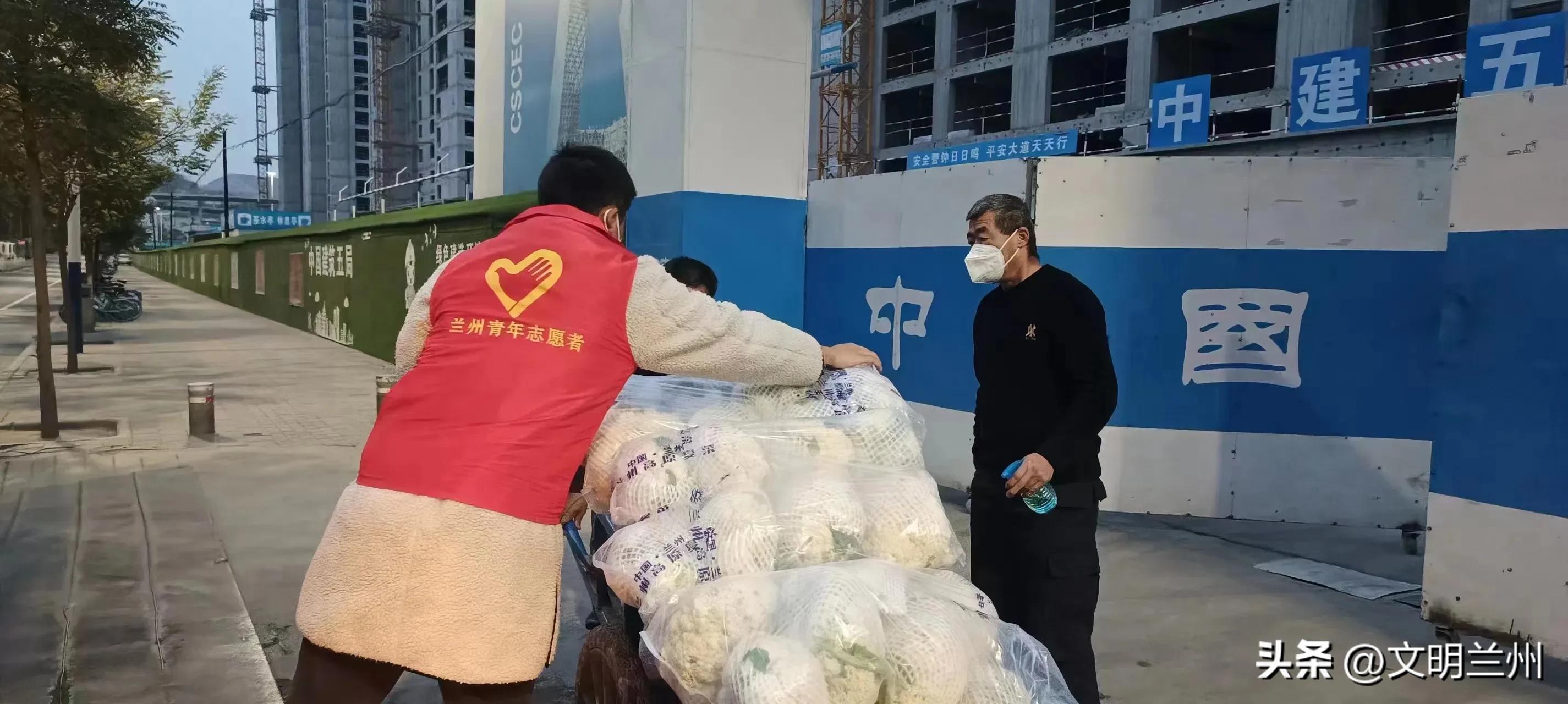 抗疫志愿者为村民销售滞销蔬菜,携手助农齐抗疫共克时艰展芳华