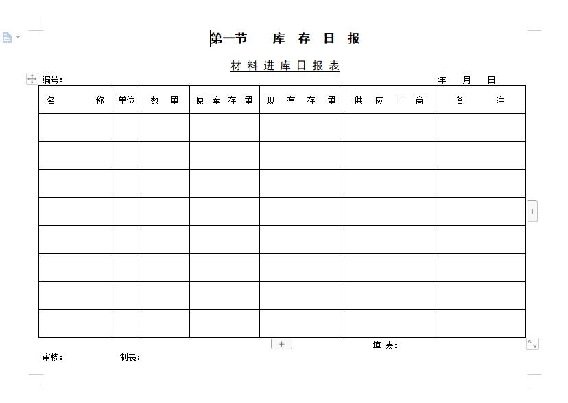 仓库采购表格大全,仓储与配送管理实务excel