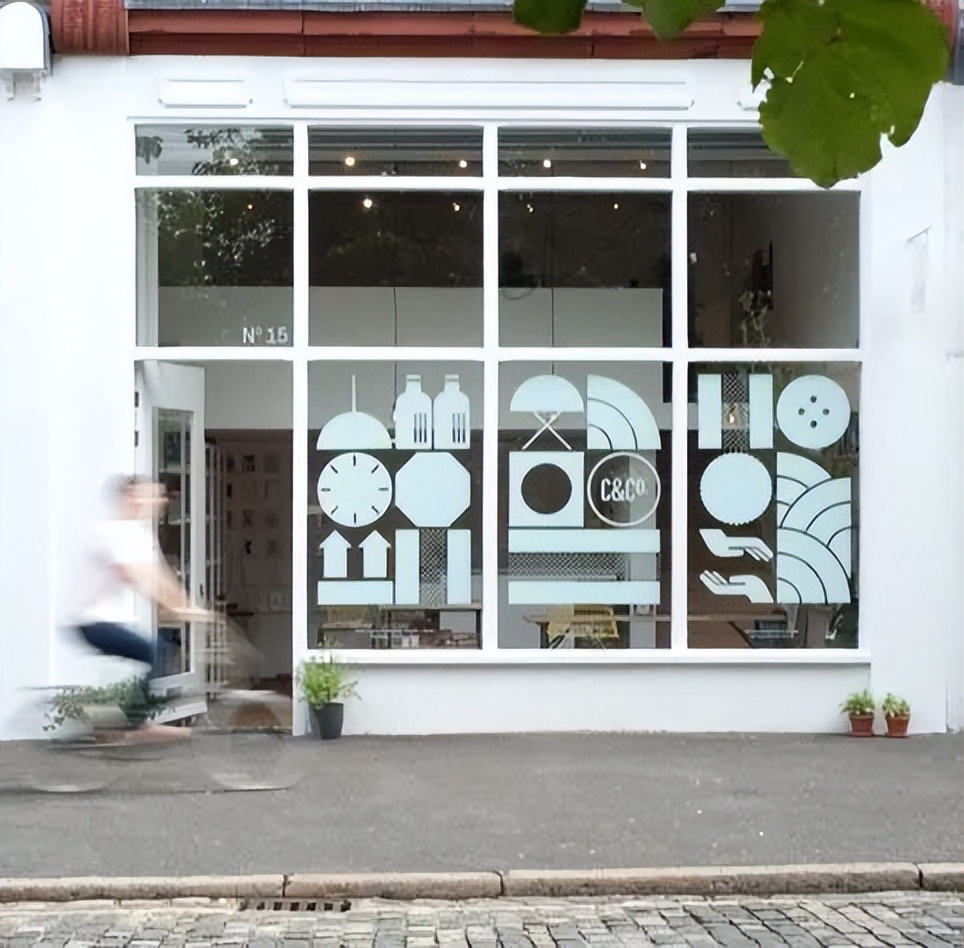 很有高级感的店招,35平店面设计