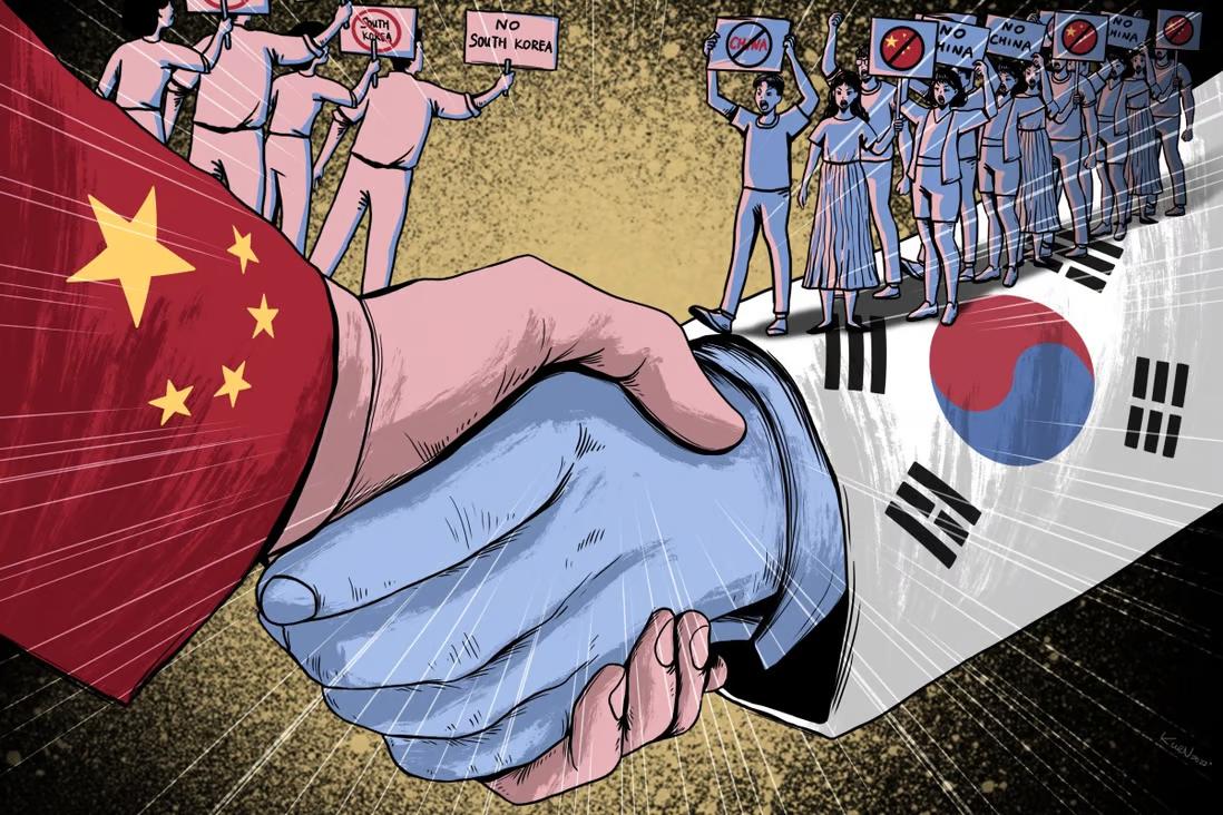 中美关系有两颗“雷”，美国重组“*华反**团队”，韩国结局或很悲惨