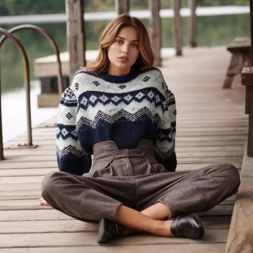 2018年最时髦的毛衣款式,2019年流行穿什么款式的毛衣