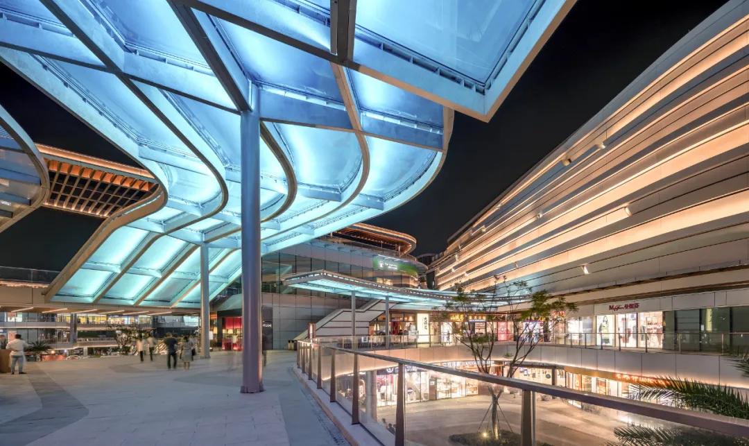 现代商业空间的庭院景观设计,现代简约景观空间