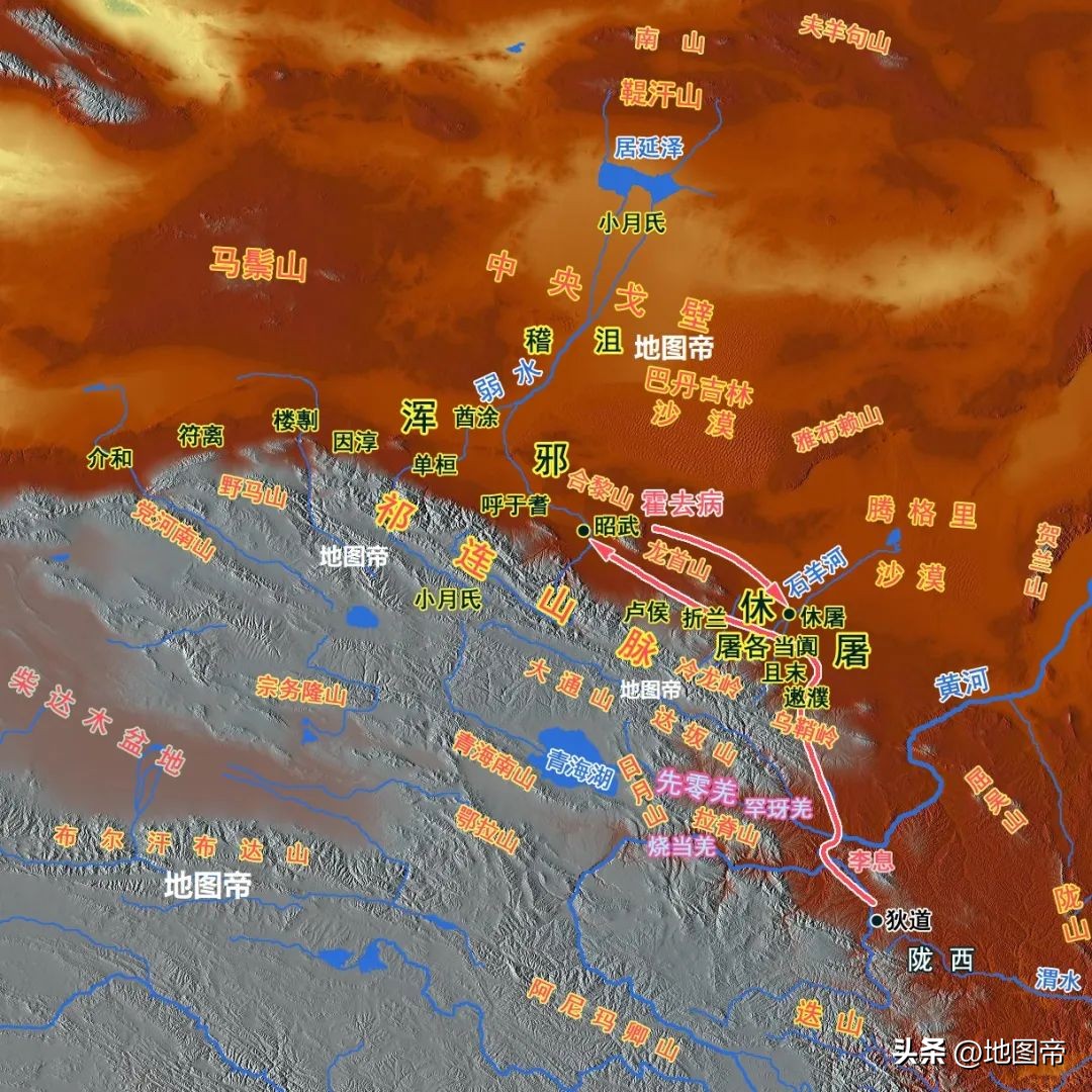 浑邪王投降汉朝汉武帝如何处置,霍去病击败的匈奴是哪里的