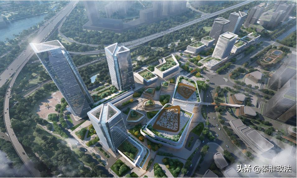 南京地铁11号线效果图,航拍南京地铁11号线旁超大公园