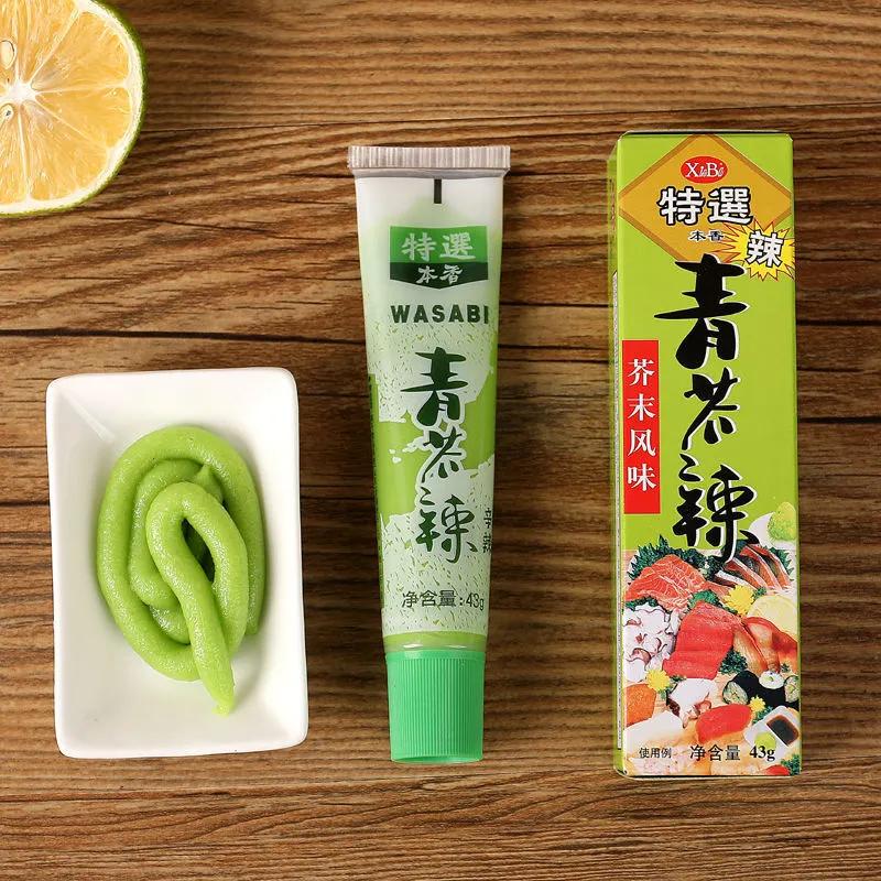 芥末山葵辣根同时放到嘴里,芥末辣根山葵