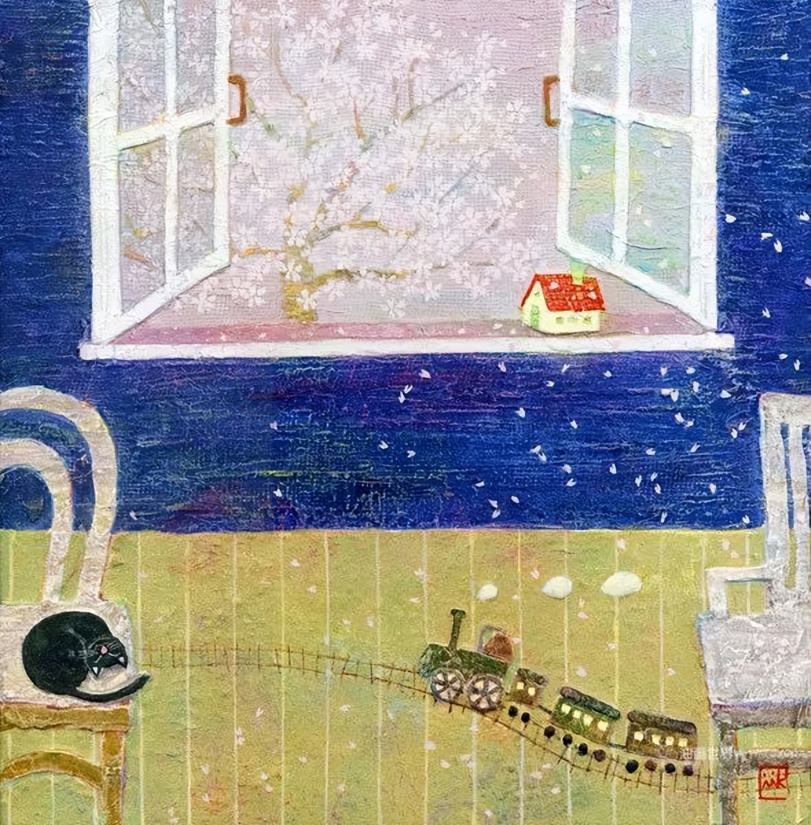 日本画家写生作品欣赏,日本水彩画家作品欣赏超美