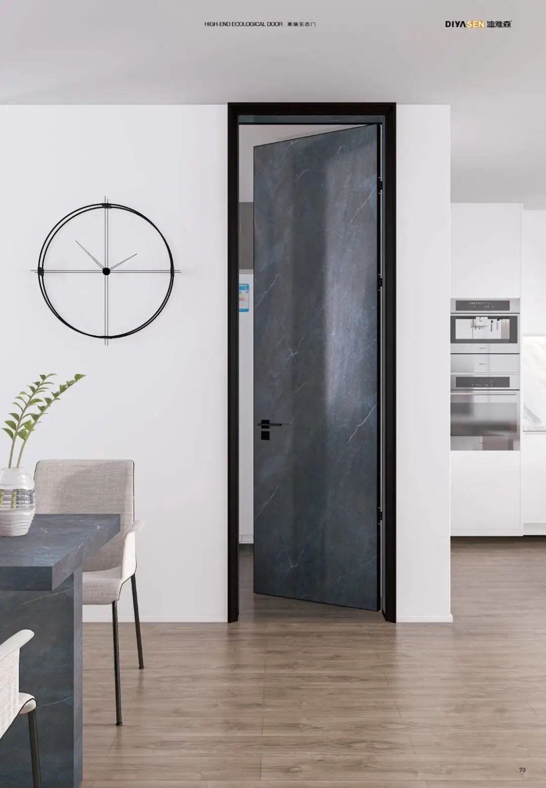 室内门和客厅的配色,家具和室内门配色