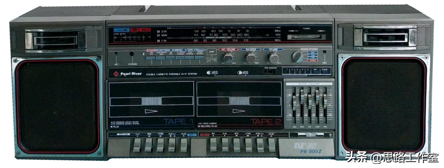 90年代各种款式收录机,八十年代江西产收录机