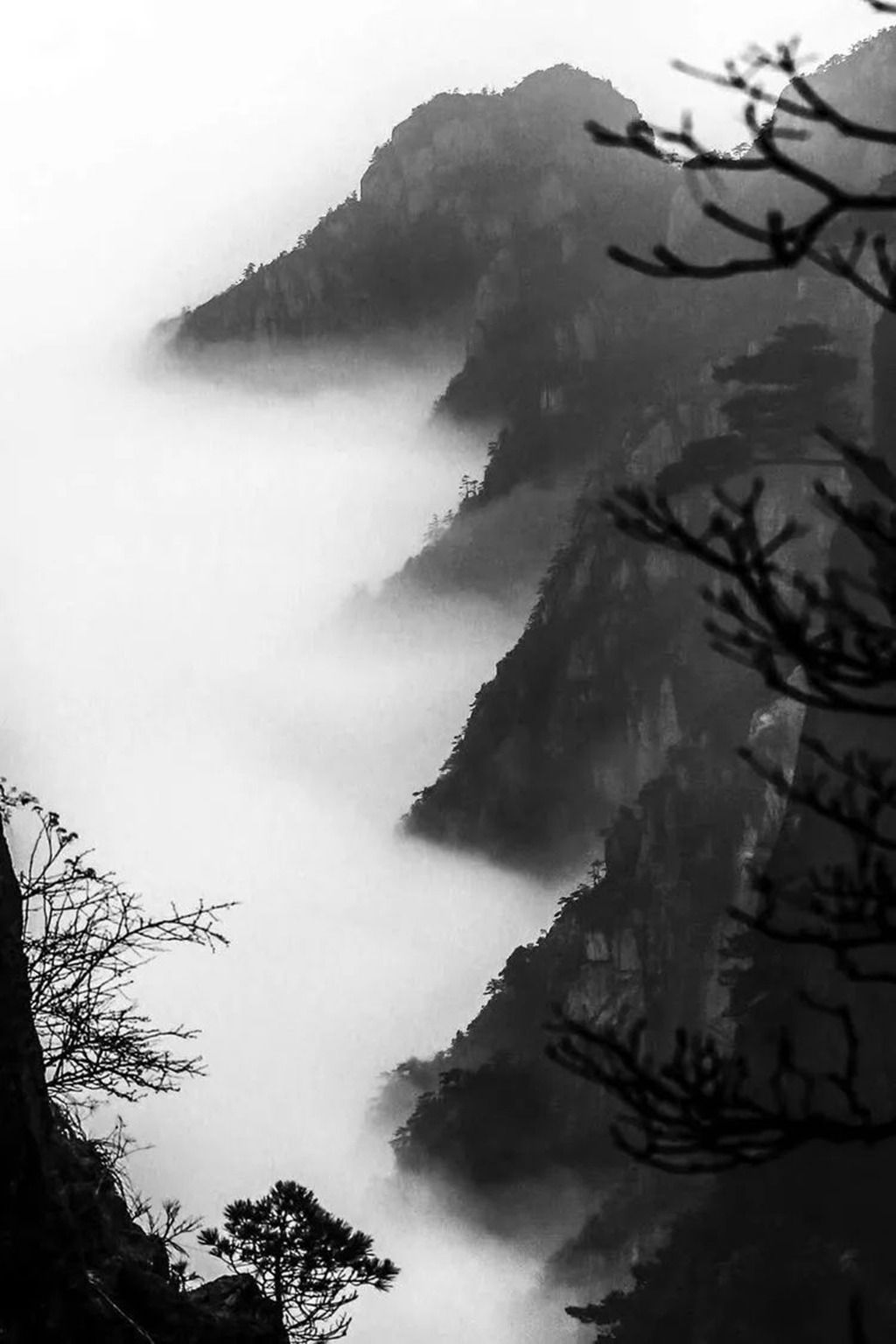 黄山日出自然人文地理摄影,黄山冬雪冬景