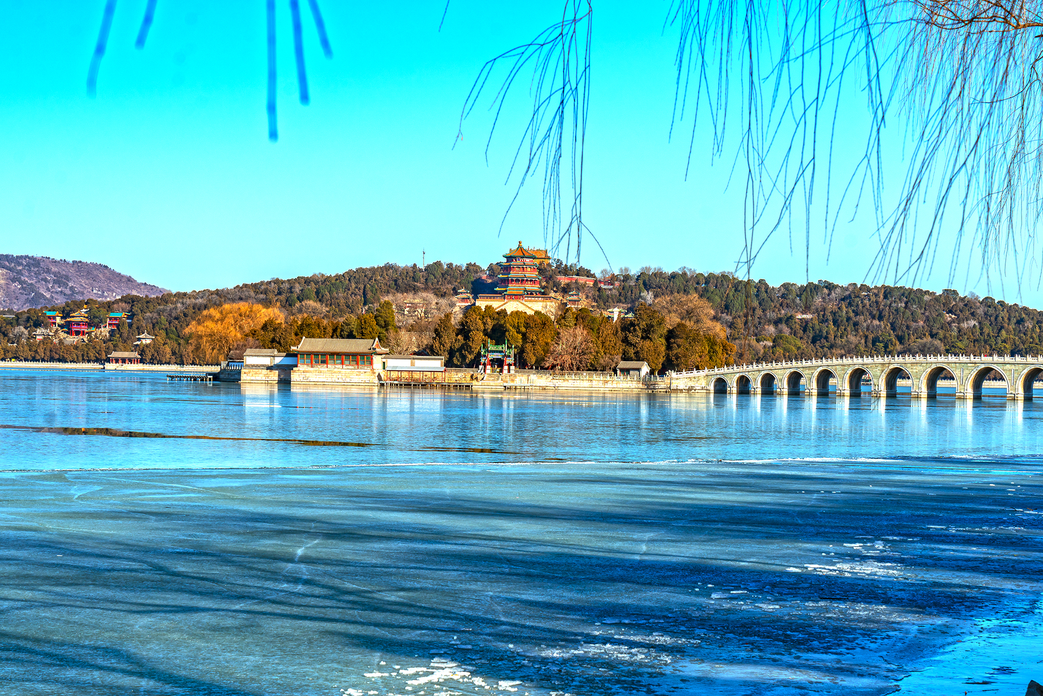 走颐和清漪，赏皇家园林之十一：昆明湖东堤（修订版）