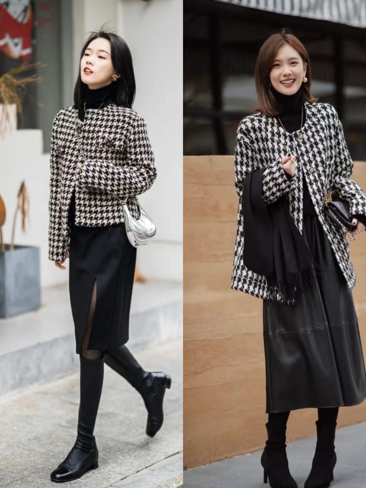 冬靴坡跟中筒,秋冬长筒靴如何选