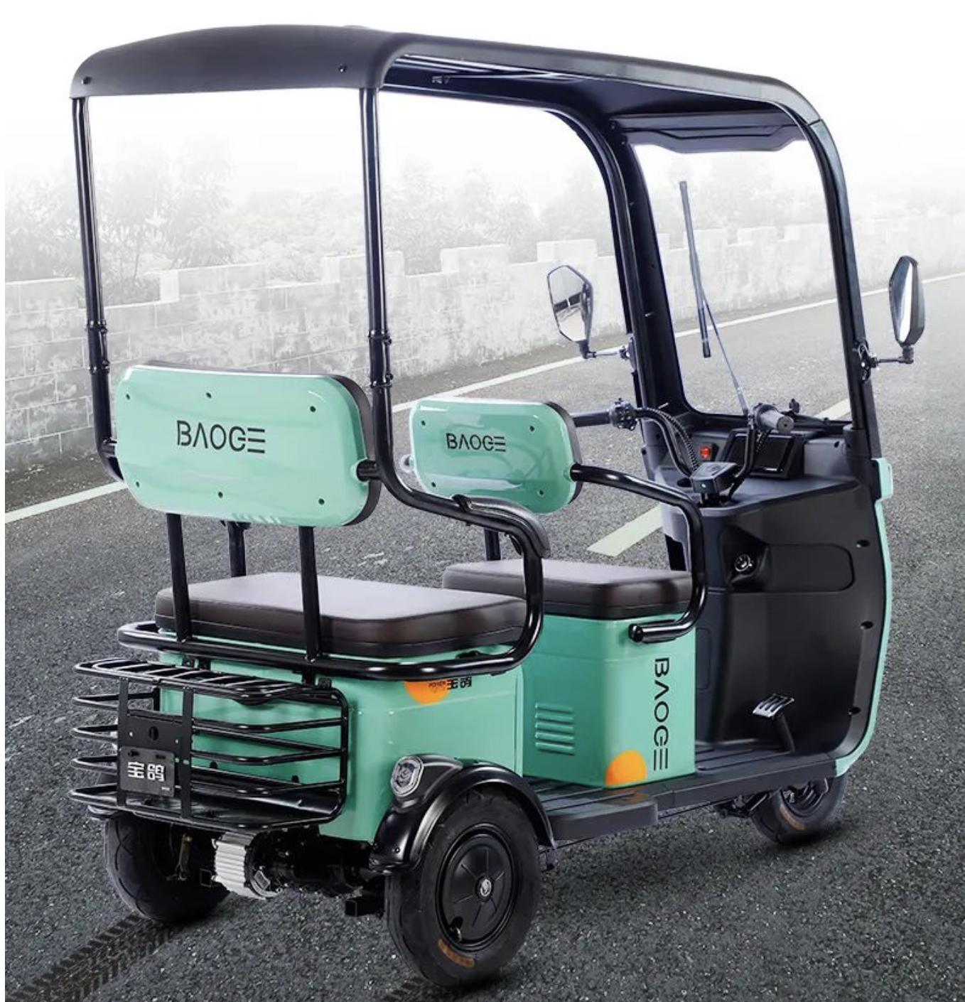 带蓬电动三轮车续航多少公里,电动三轮车小型带雨棚