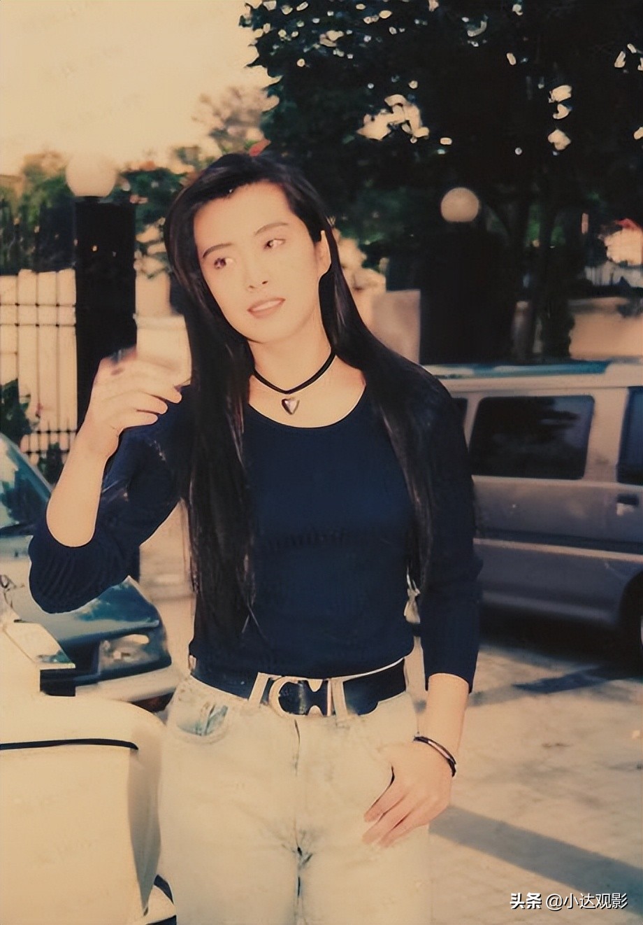 王祖贤头像复古港风照片,港台怀旧金曲王祖贤